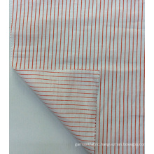 100% Linen Stripes Printed Fabric for Garment& Home Textiles